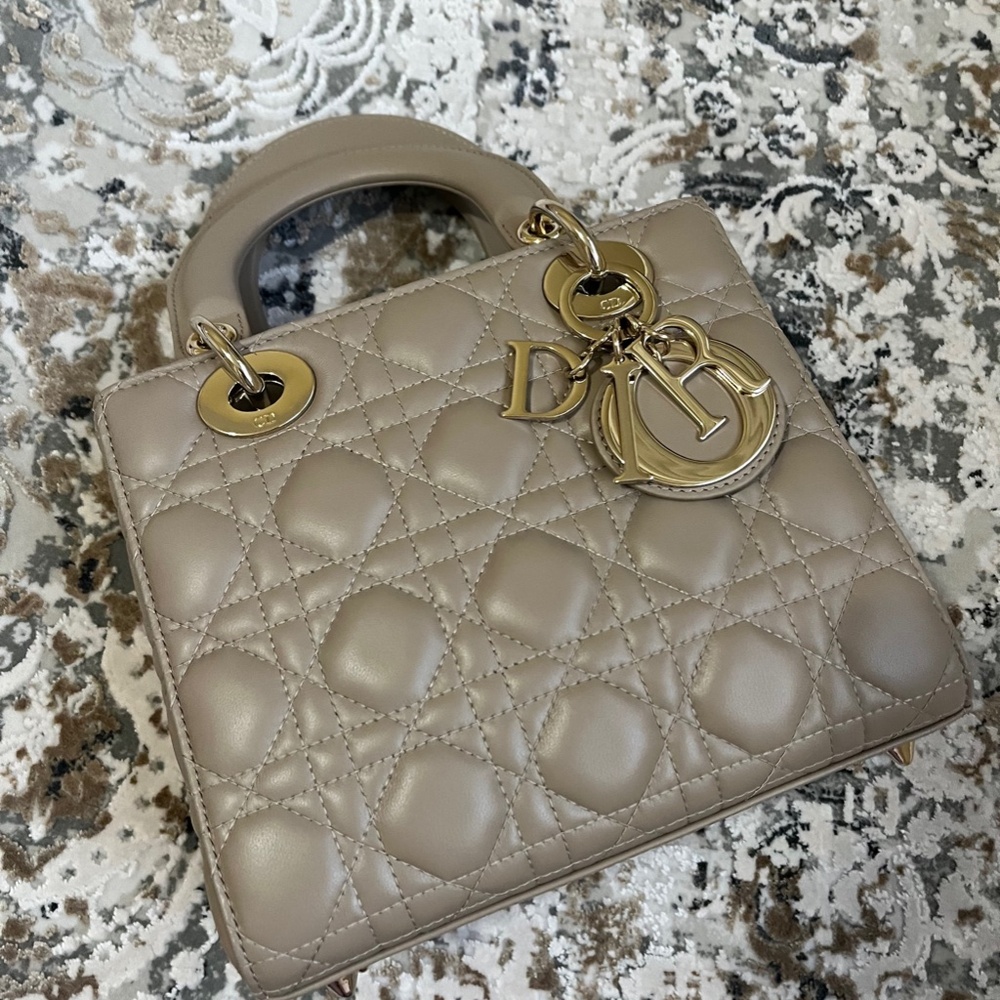 Lady Dior Bag - Hazelnut - Picture 7 of 10